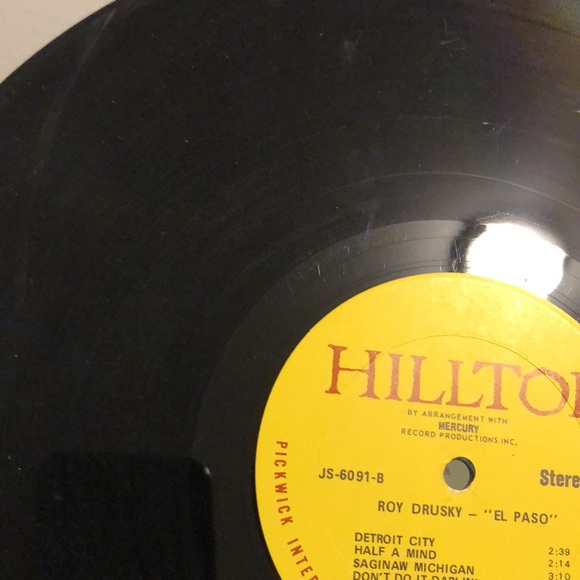 Roy Drusky El Paso Vinyl Lp - Picture 6 of 7